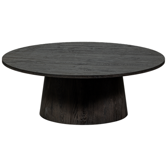 Maan salontafel mdf donkerbruin 35xø100 cm