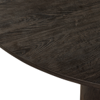 Maan salontafel mdf donkerbruin 35xø100 cm