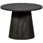 Maan salontafel mdf donkerbruin 45xø60 cm