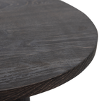 Maan salontafel mdf donkerbruin 40 x ø80 cm