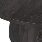 Maan salontafel mdf donkerbruin 45xø60 cm