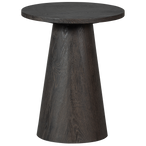 Maan salontafel mdf donkerbruin 50 x ø40cm