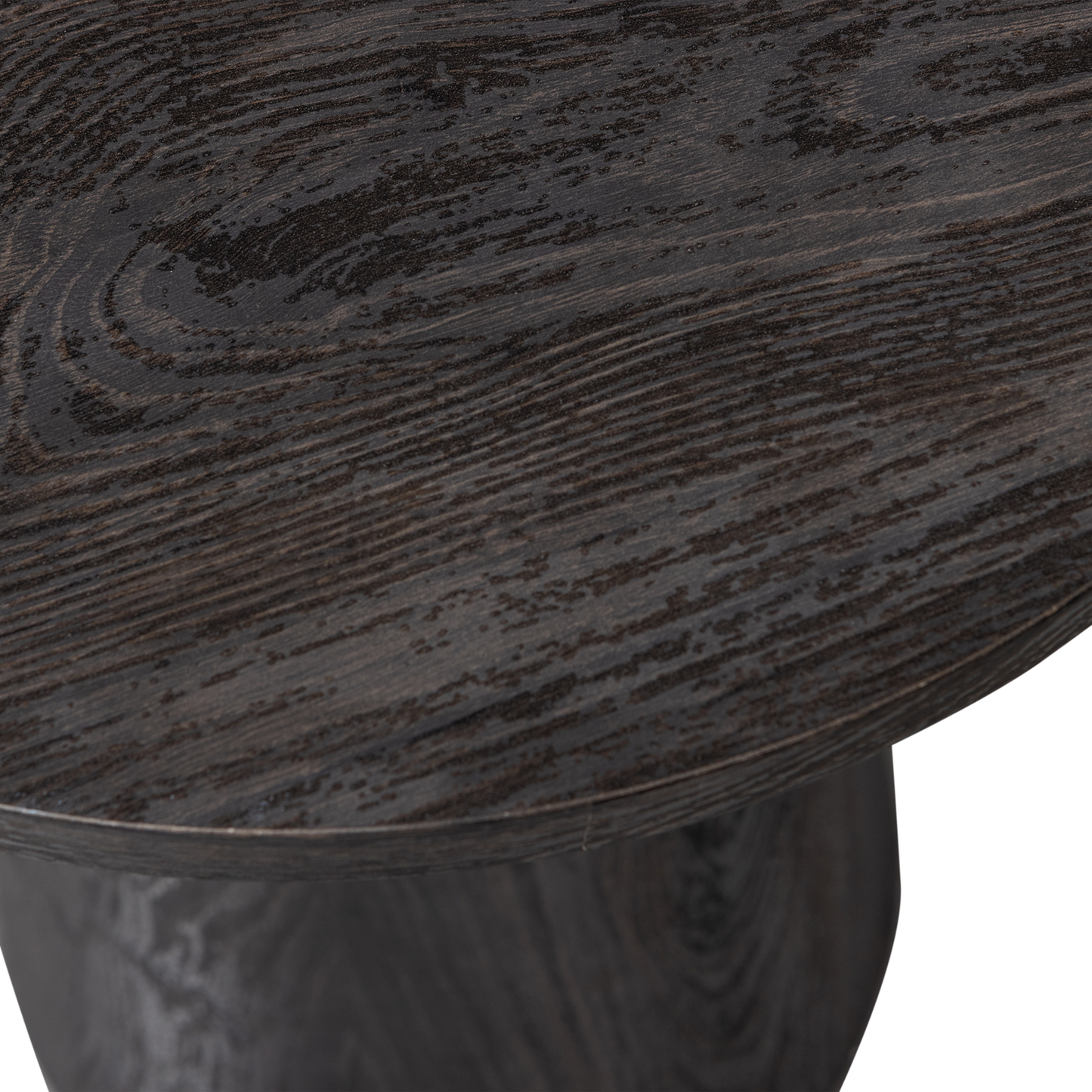 Maan salontafel mdf donkerbruin 50 x ø40cm