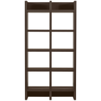 Timo open kast mdf donkerbruin 195x100x40 cm