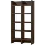 Timo open kast mdf donkerbruin 195x100x40 cm