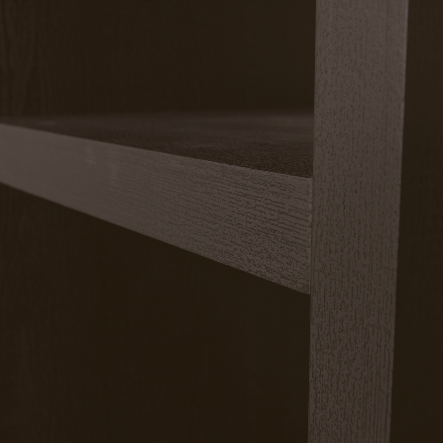 Timo open kast mdf donkerbruin 195x50x40cm