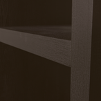 Timo open kast mdf donkerbruin 195x50x40cm
