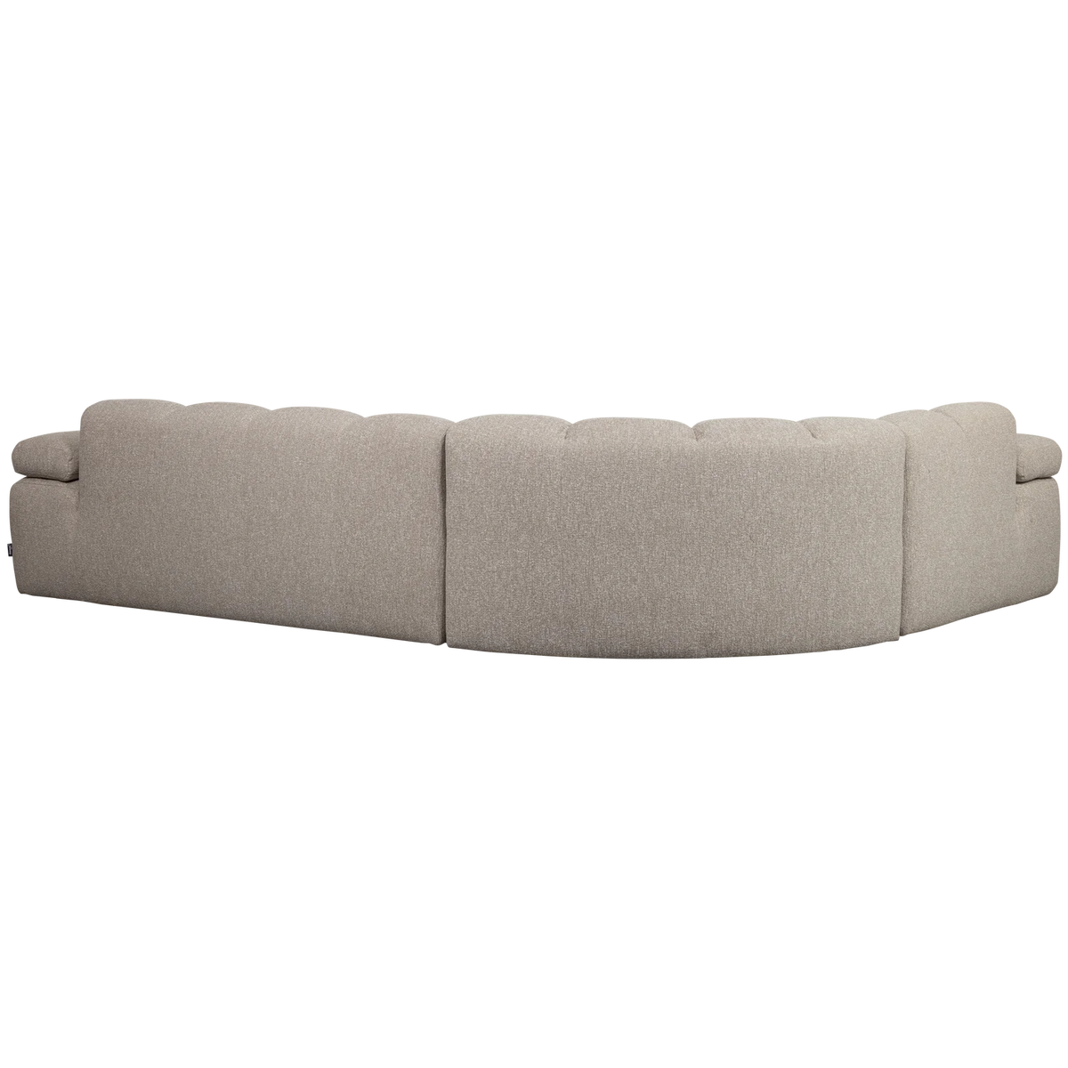 Mojo hoekbank links bouclé beige melange
