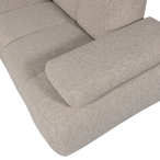 Mojo hoekbank rechts bouclé beige melange