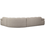 Mojo hoekbank rechts bouclé beige melange