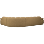 Mojo hoekbank rechts bouclé geel/bruin melange