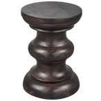 Jonah bijzettafel hout donkerbruin 42 x ø30cm