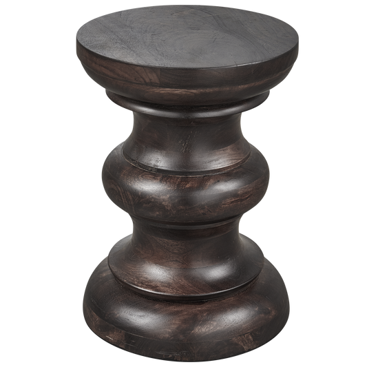 Jonah bijzettafel hout donkerbruin 42 x ø30cm