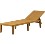 Jinte ligbed tuin kunststof geel