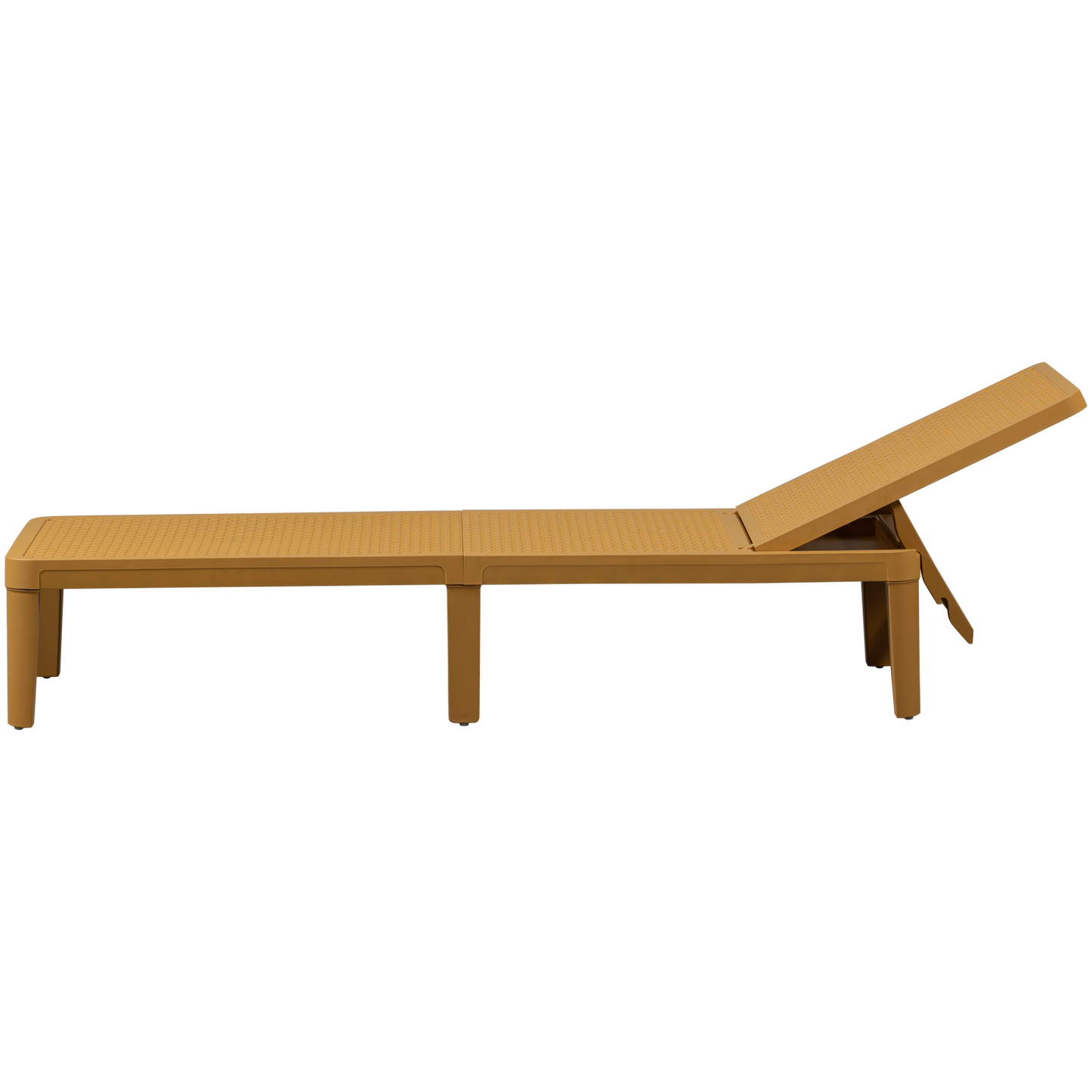 Jinte ligbed tuin kunststof geel