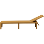 Jinte ligbed tuin kunststof geel