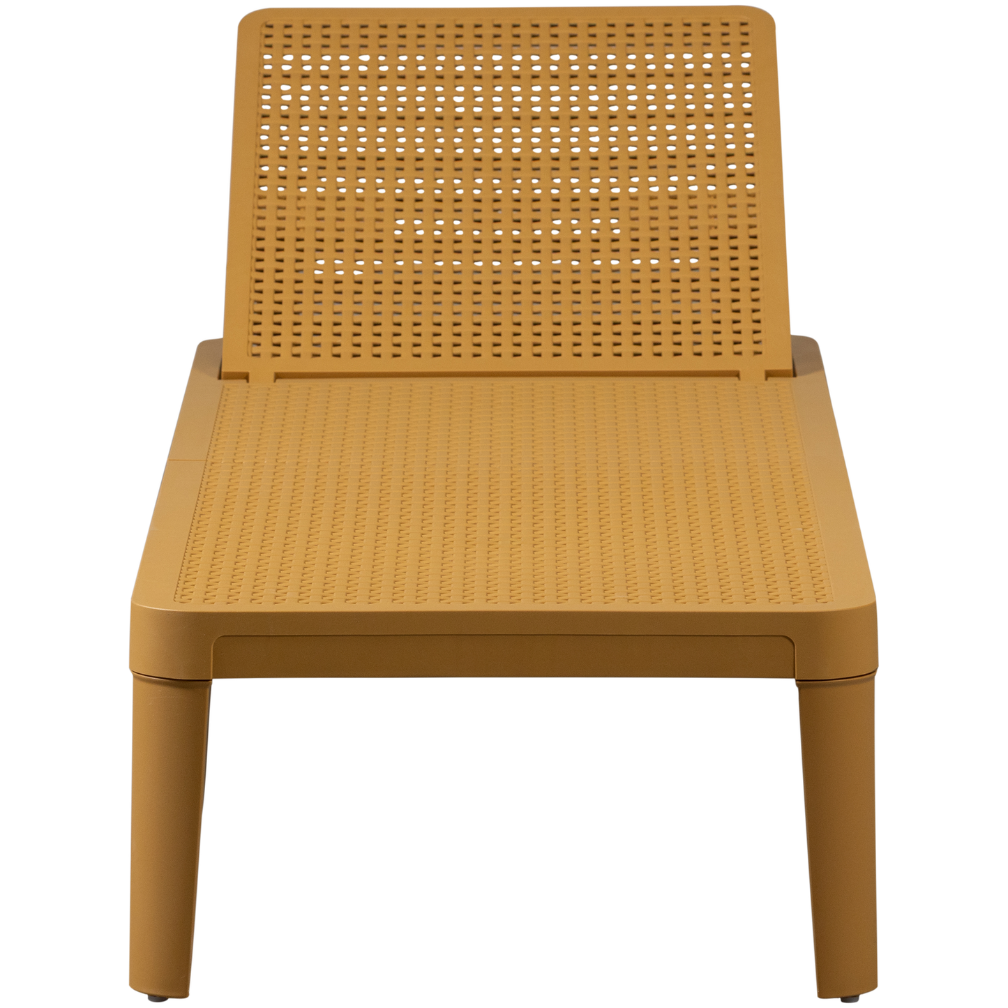 Jinte ligbed tuin kunststof geel