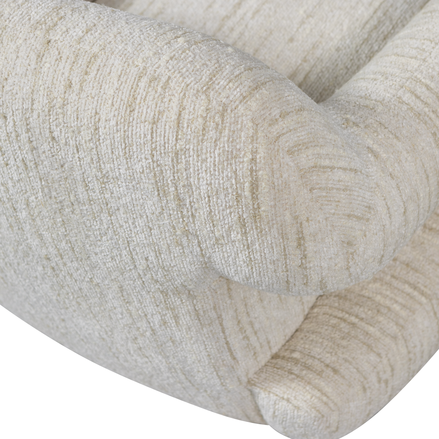Folke fauteuil chenille naturel melange