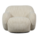 Folke fauteuil chenille naturel melange