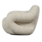 Folke fauteuil chenille naturel melange