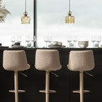 Marten in hoogte verstelbare barstoel zand