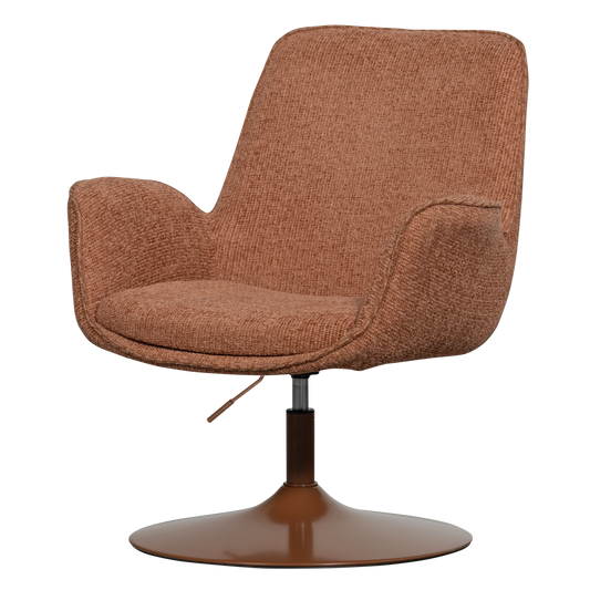 Marten in hoogte verstelbare fauteuil oranje