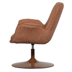 Marten in hoogte verstelbare fauteuil oranje