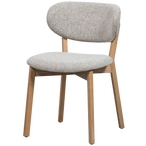 Udar eetkamerstoel met houten frame naturel