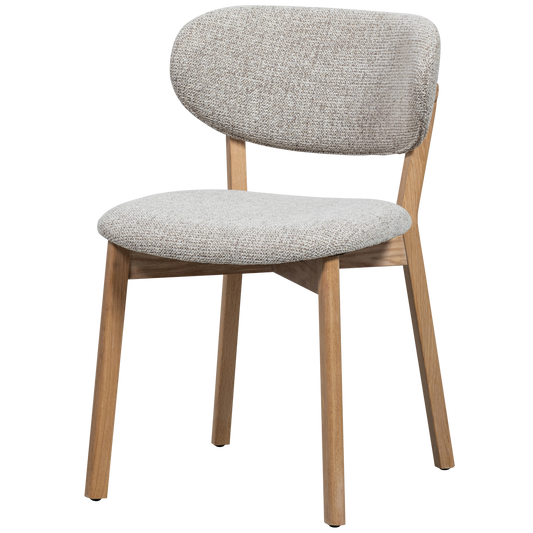 Udar eetkamerstoel met houten frame naturel
