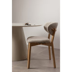 Udar eetkamerstoel met houten frame naturel