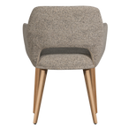 Murat eetkamerstoel naturel met houten poot naturel