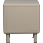 Rune ladekast/nachtkastje 2 lades metaal zand