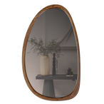 Leif spiegel hout naturel 64x38cm