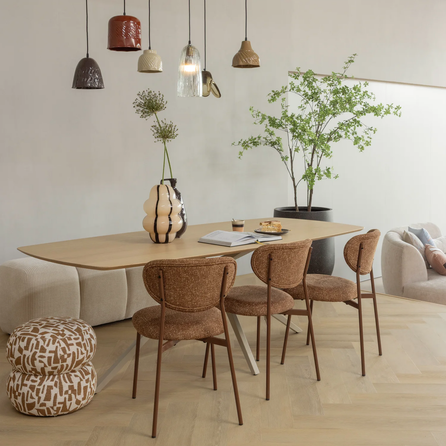 Valor eetkamerstoel bruin