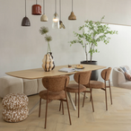 Valor eetkamerstoel bruin