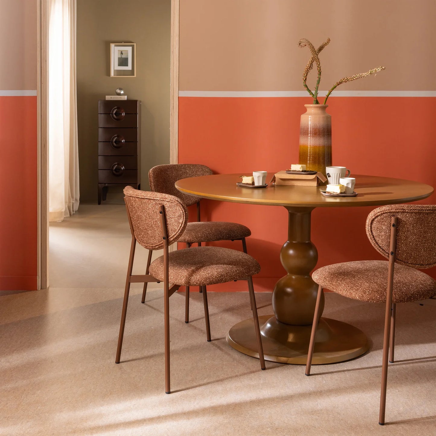 Valor eetkamerstoel bruin