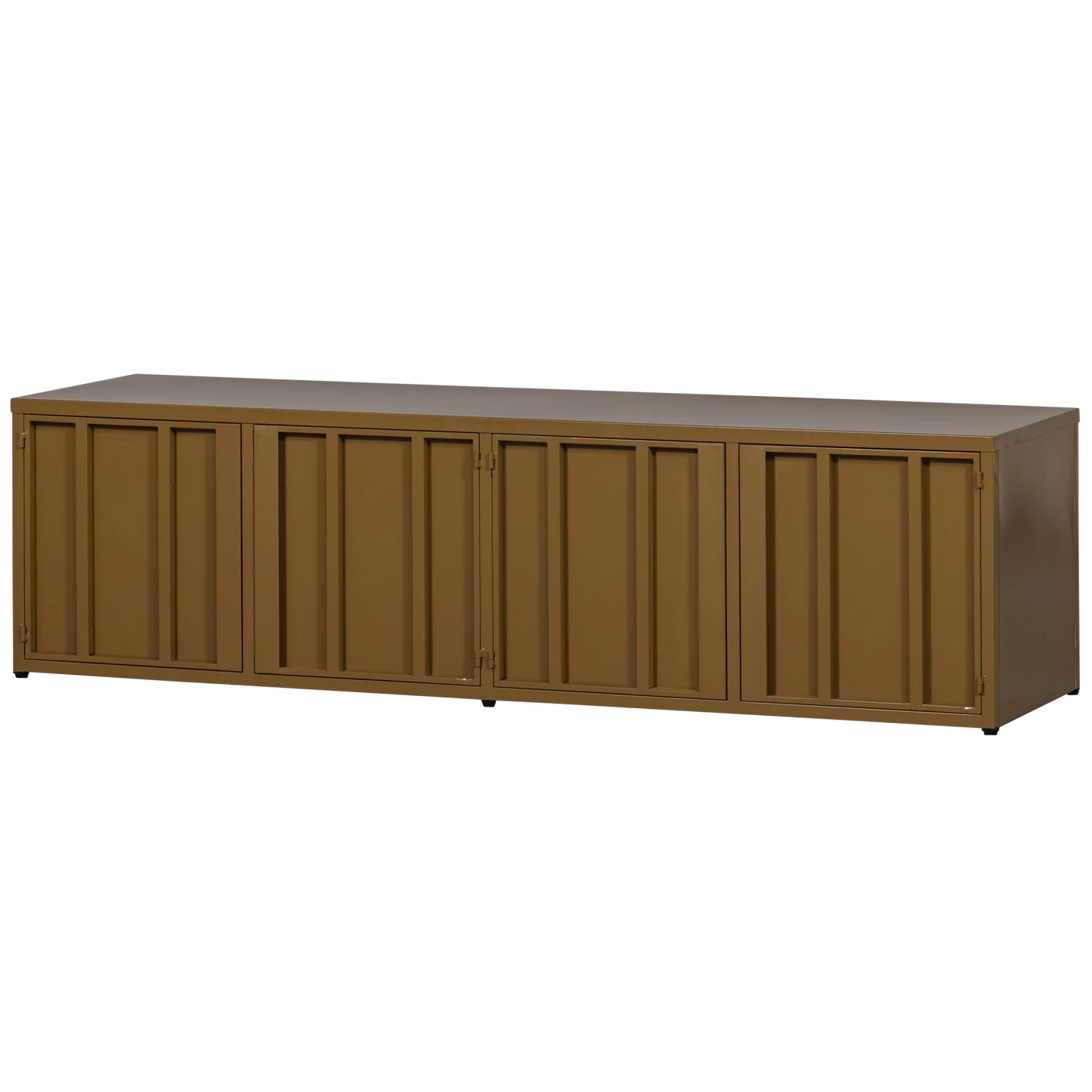 Level tv-meubel metaal honinggeel 44x160cm