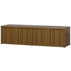 Level tv-meubel metaal honinggeel 44x160cm