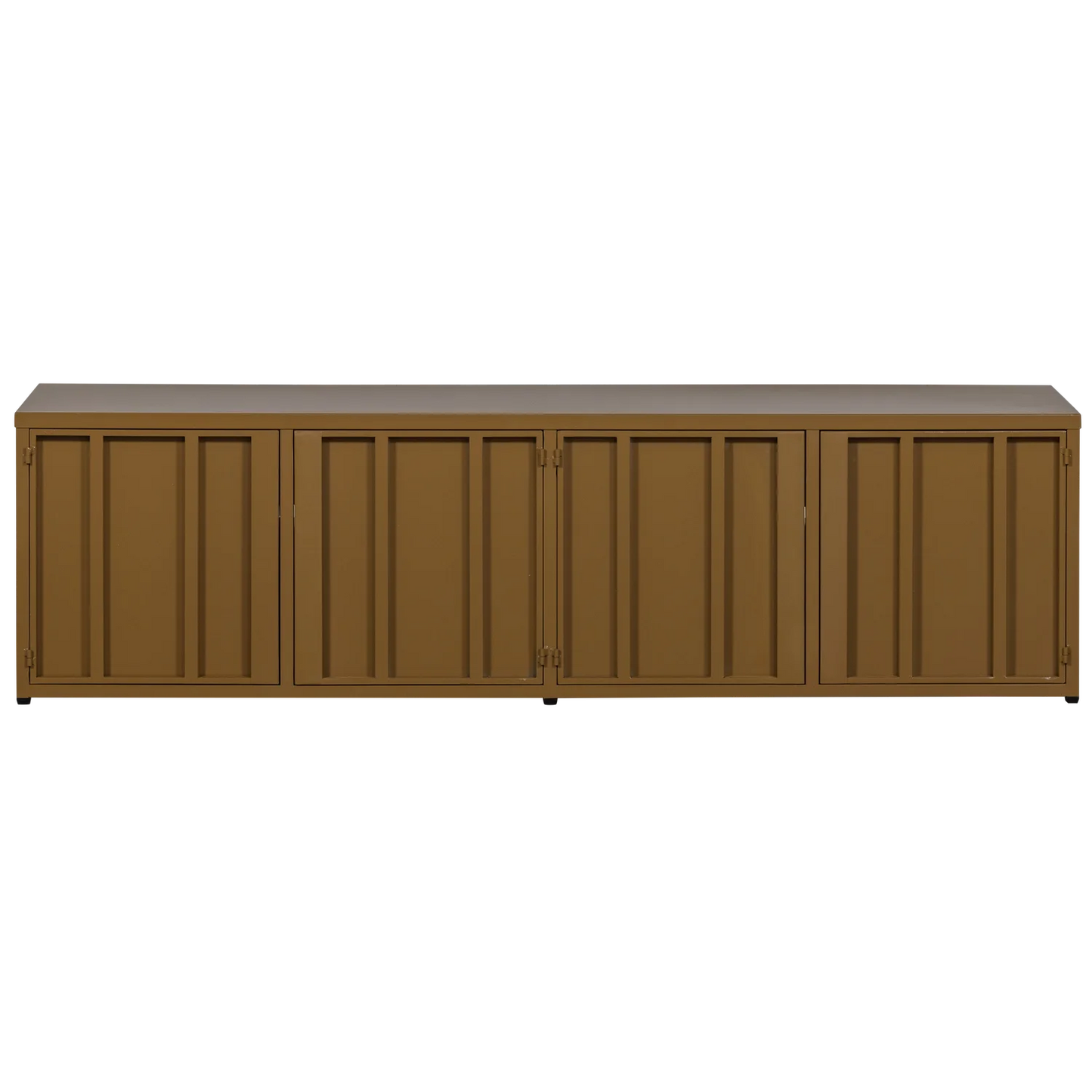 Level tv-meubel metaal honinggeel 44x160cm