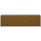 Level tv-meubel metaal honinggeel 44x160cm