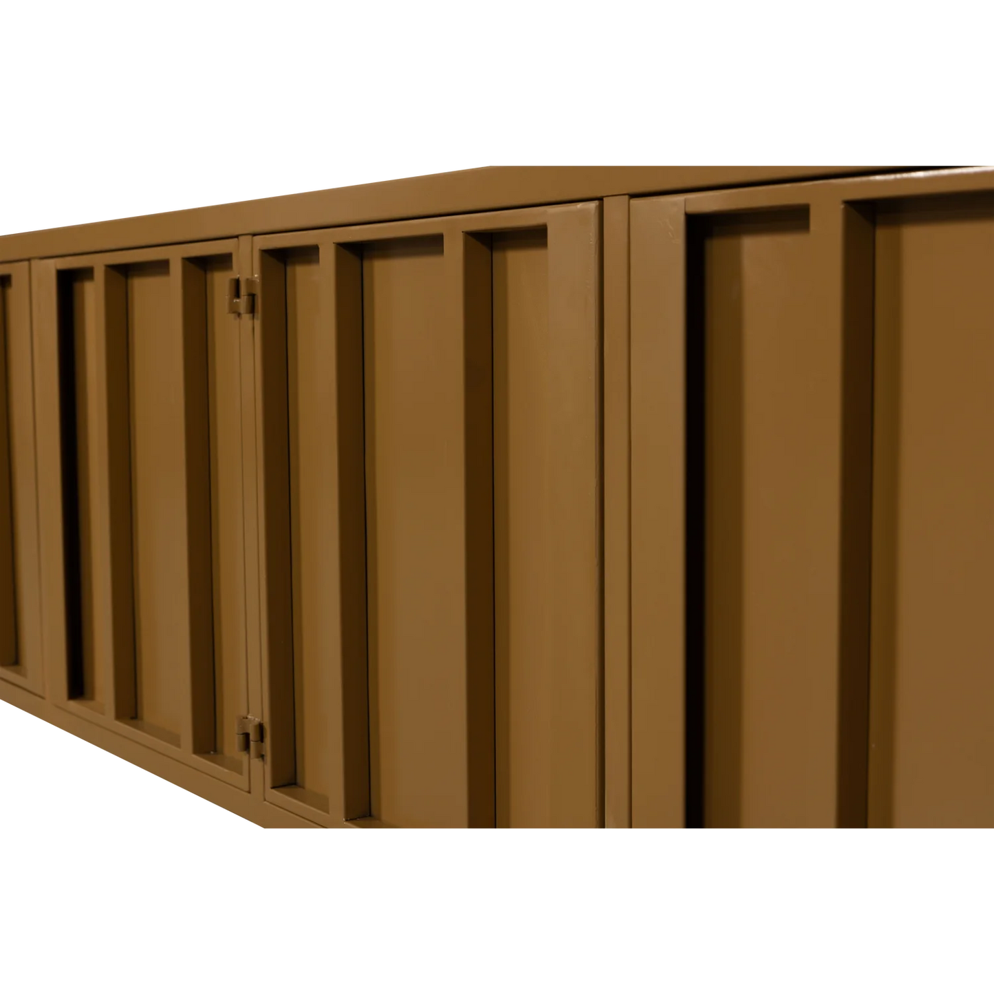 Level tv-meubel metaal honinggeel 44x160cm