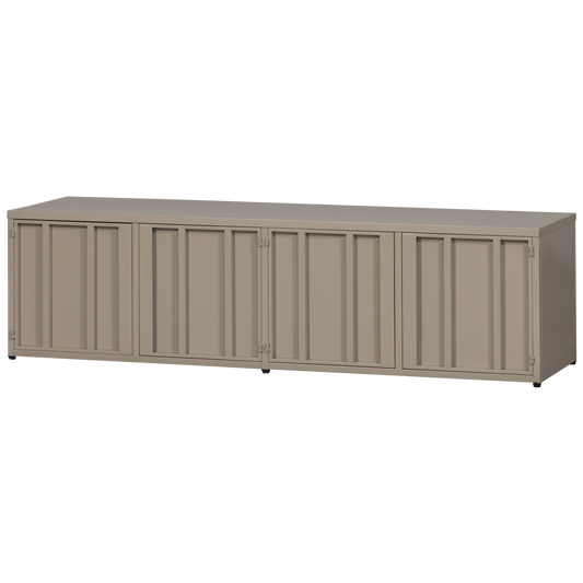 Level tv-meubel metaal zand 44x160cm