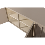 Level tv-meubel metaal zand 44x160cm