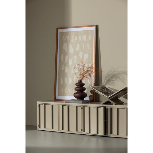 Level tv-meubel metaal zand 44x160cm