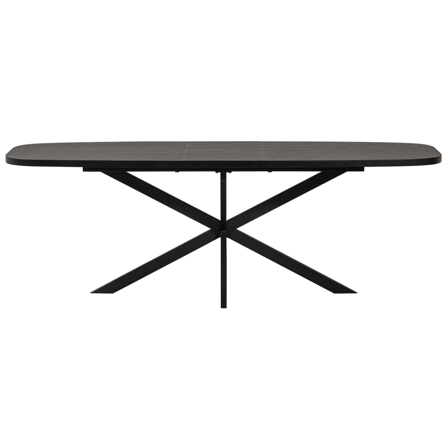 Arros eettafel uitschuifbaar 180-220x90 cm mdf zwart