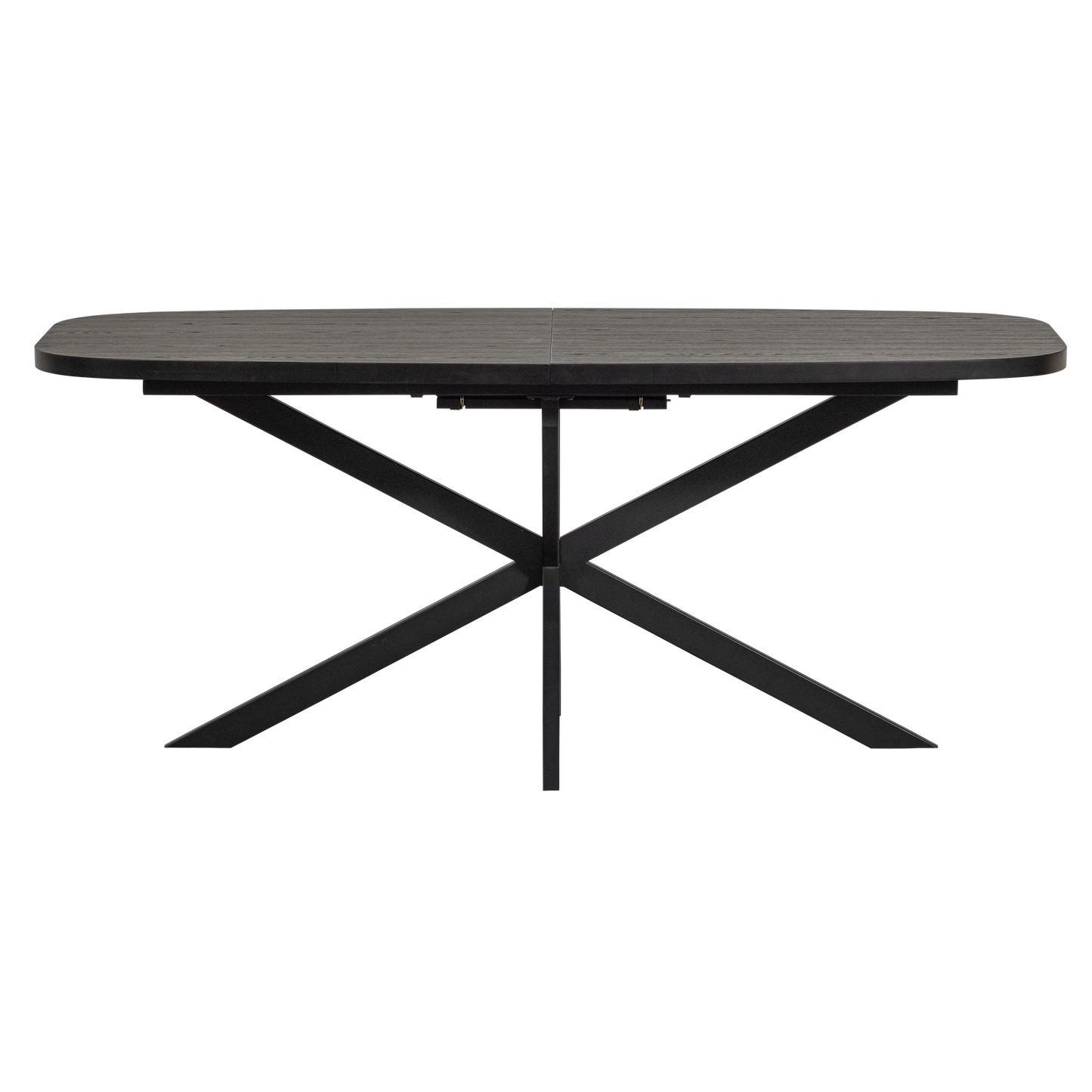 Arros eettafel uitschuifbaar 180-220x90 cm mdf zwart