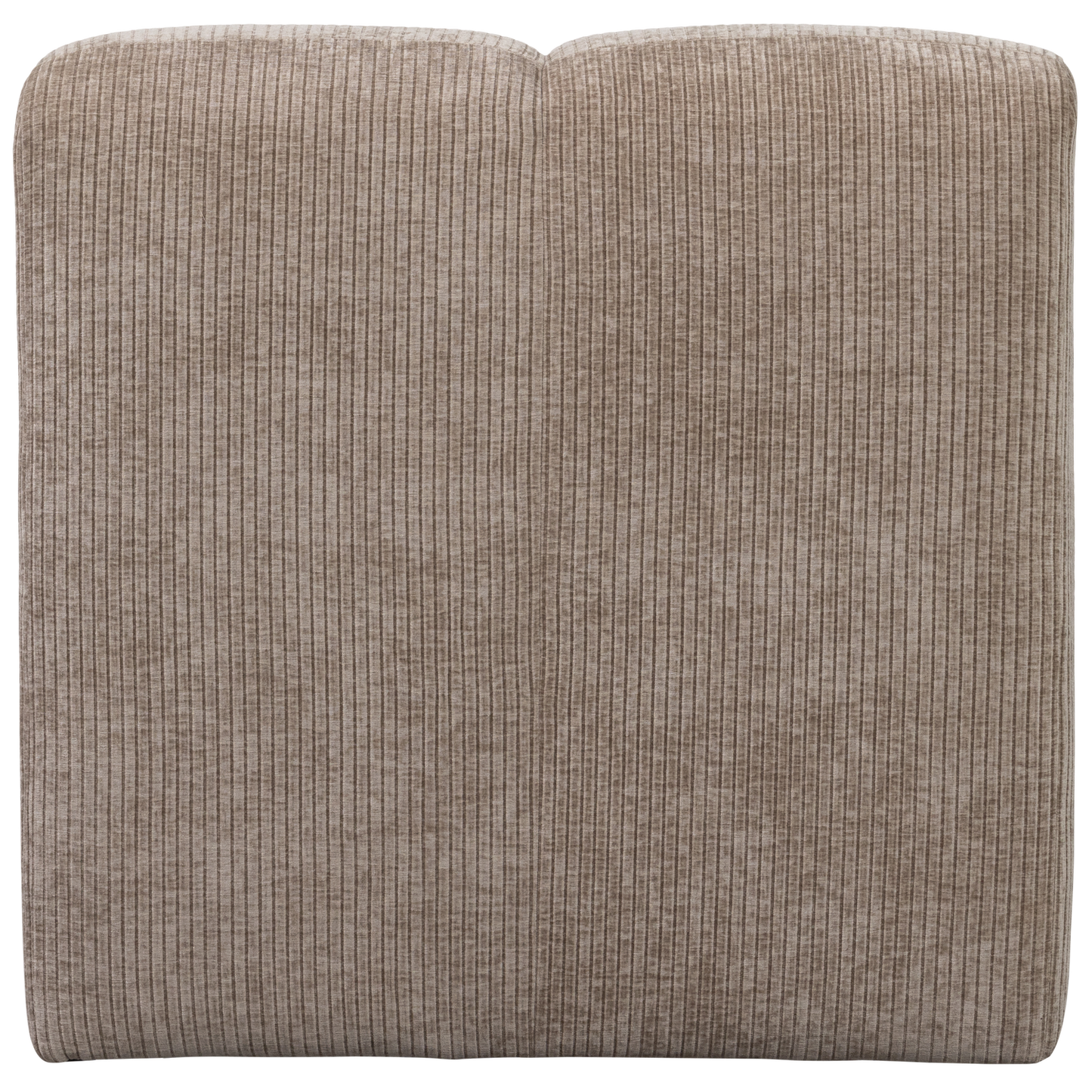 Mojo eetbankje 84cm met rugleuning ribstof donkerzand