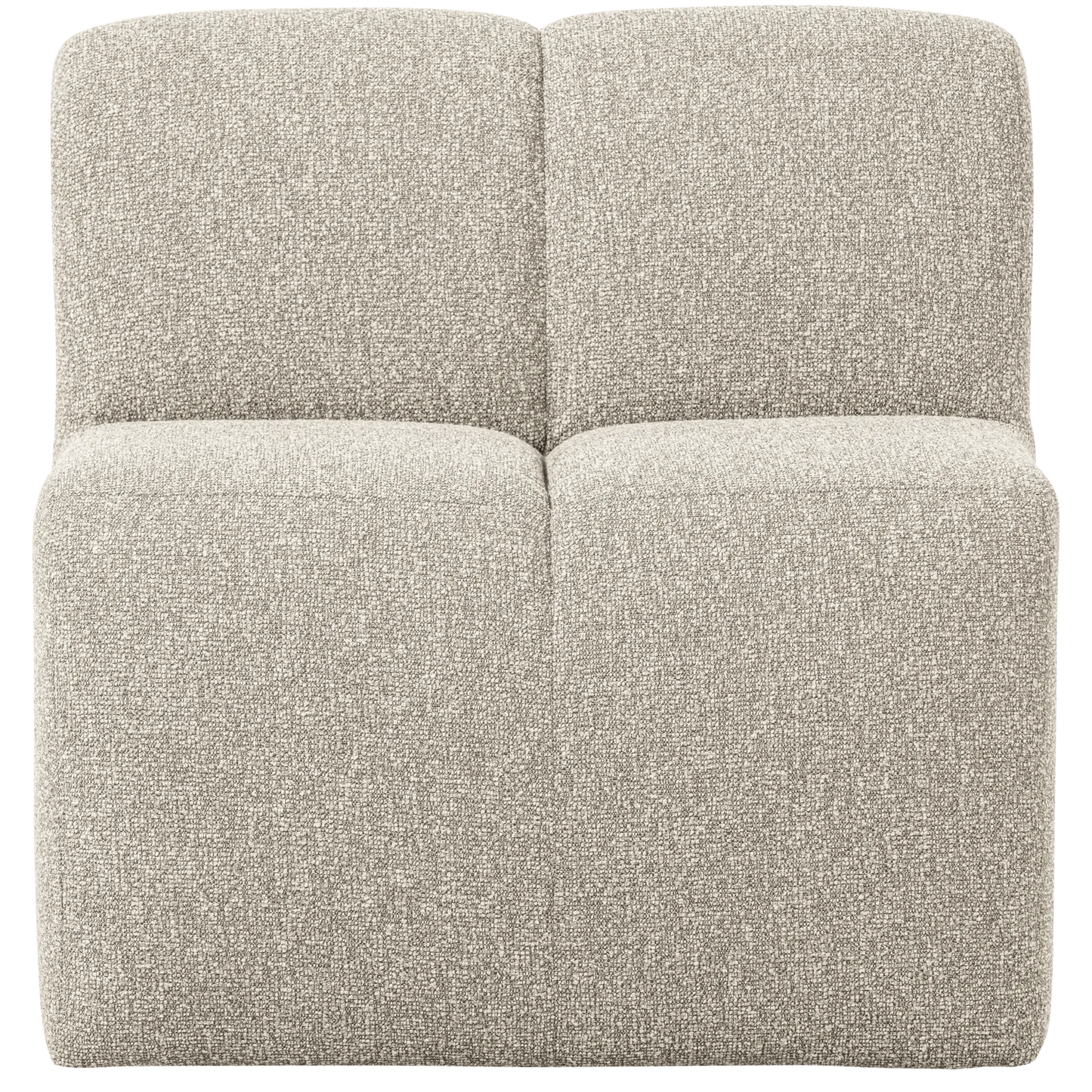 Mojo eetbankje 84 cm met rugleuning bouclé beige melange