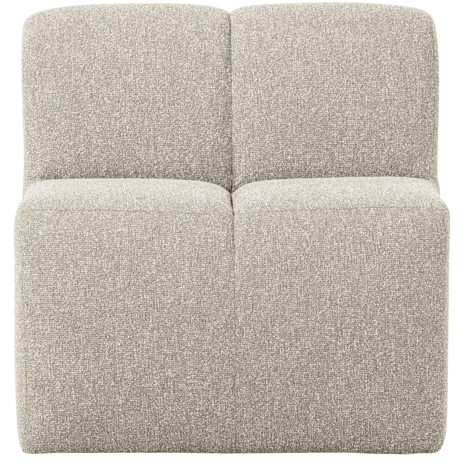 Mojo eetbankje 84 cm met rugleuning bouclé beige melange