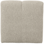 Mojo eetbankje 84 cm met rugleuning bouclé beige melange